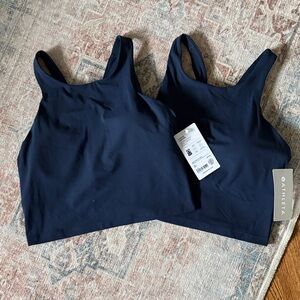 Athleta Dark Blue Sports Bras Set